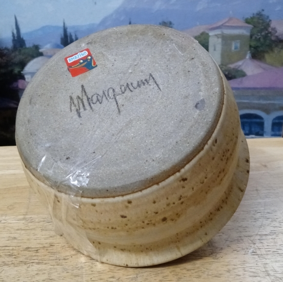 🇺🇸Signed Magnum Pottery Lidded Dish🍜Made In N.C. U.S.A.,Rob&Beth Magnum. - Picture 10 of 10